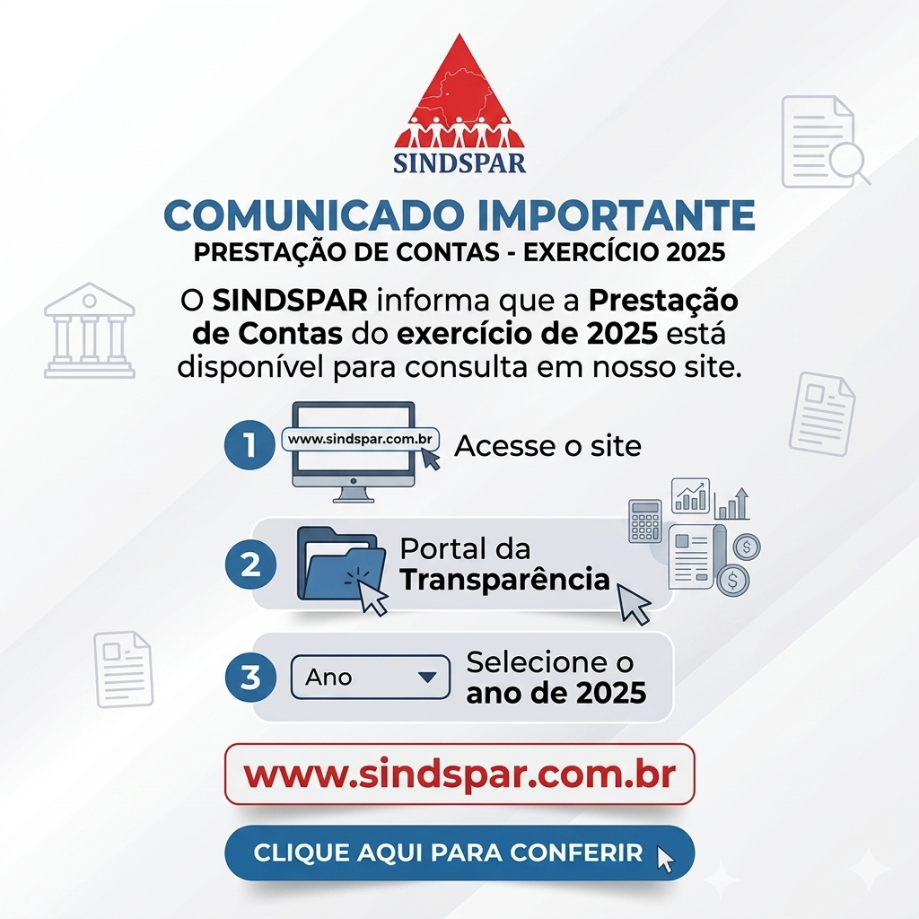 Prestação de contas 2025